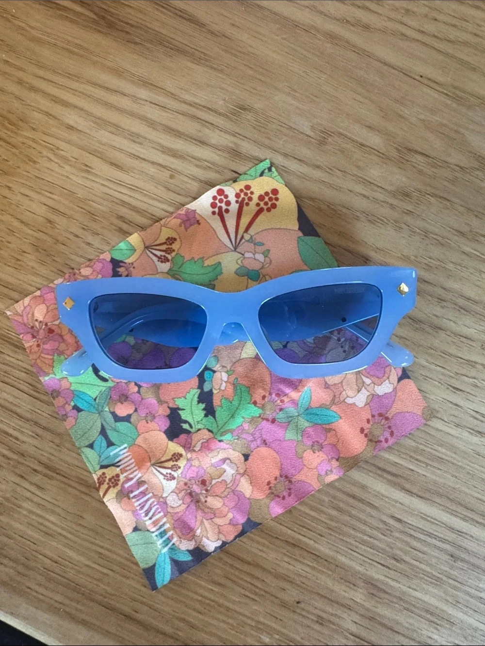 Poppy Lissiman Sky Blue Ren Sunglasses